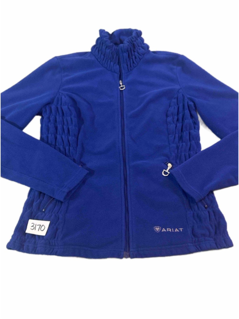 Women's Ariat Fleece Zip-Up Jacket Blue Size S